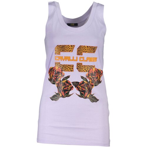 Cavalli Class WOMEN&#39;S PURPLE TANK TOP Cijene
