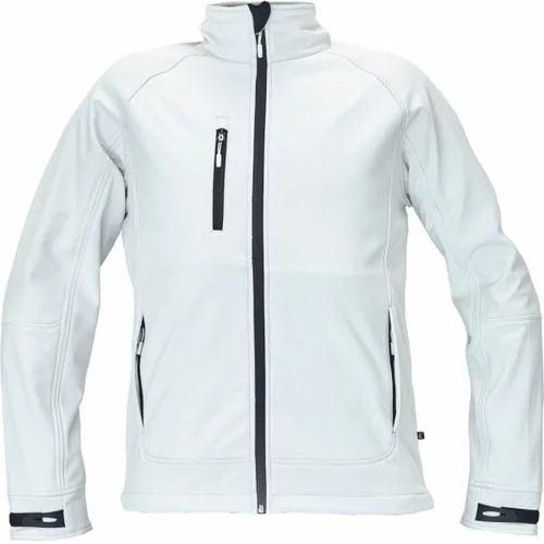 Cerva CHITRA Muška softshell jakna, bijela, veličina