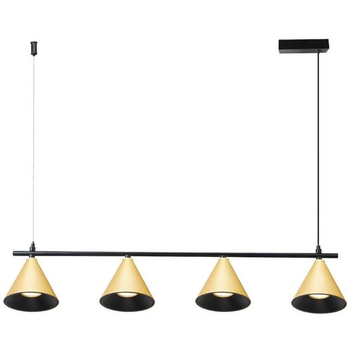  Luster na sajli CONE 4xGU10/10W/230V zlatna/crna Cene