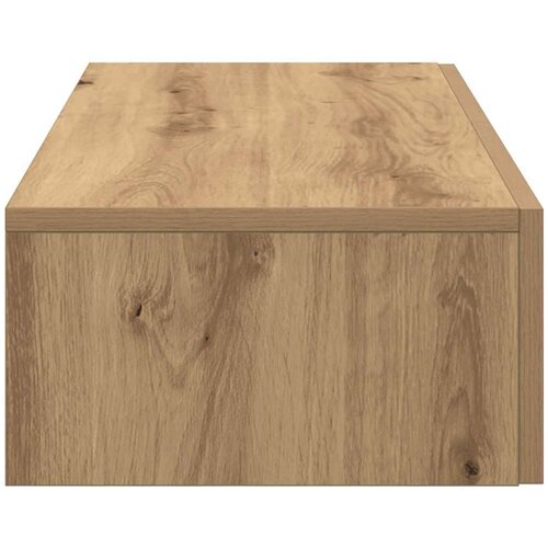 VidaXL zidna polica s ladicama umjetnički hrast 80x33x17 cm - hrast artisan 80 x 33 x 17 cm 1 Slike