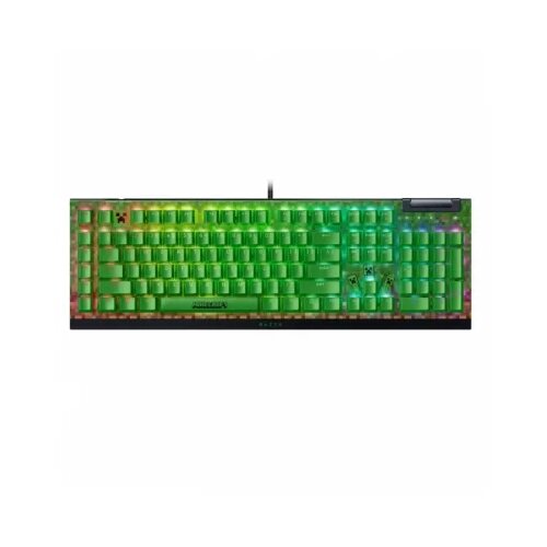 Razer BlackWidow V4 X - Mechanical Gaming Keyboard (Green Switch) - Minecraft Edition - US Layout - FRML Cene