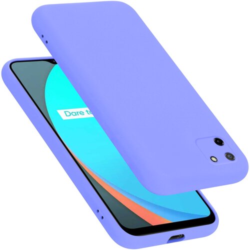  Ohišje, združljiv z RealMe v tekoči svetlobi vijoličen - zaščitni pokrov iz fleksibilnega silikona TPU, (20694475) Cene