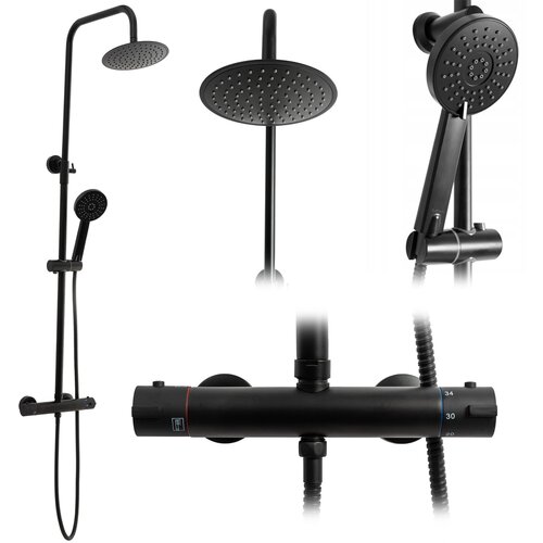 Calani dayton black termostat tuš komplet Cene