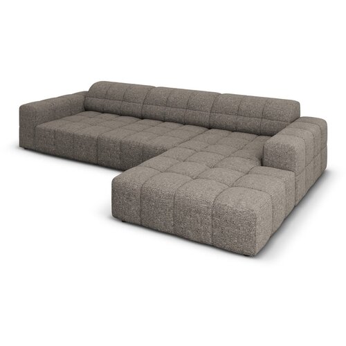 Cosmopolitan Design svetlo rjava kotna sedežna garnitura (desni kot) chicago &amp;ndash; Slike
