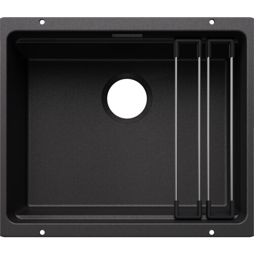 Blanco sudoper ETAGON 500-U SILGRANIT pribor inox nosači, bez InFino pribora - GRAFIT Slike