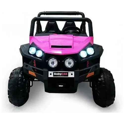 Babycar Otroški avto na akumulator 24V POLAR JEEP 4x4 z daljincem pink - 720 W