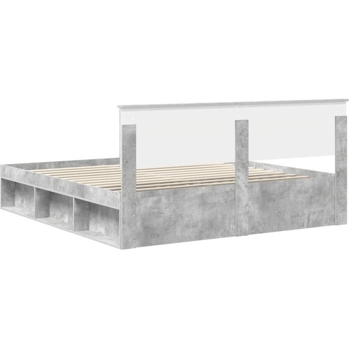  Krevetna konstrukcija Beton 180 x 200 cm Konstruirano drvo Slike