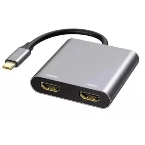E-green Adapter USB 3.1 tip C (M) - 2 x HDMI Cene