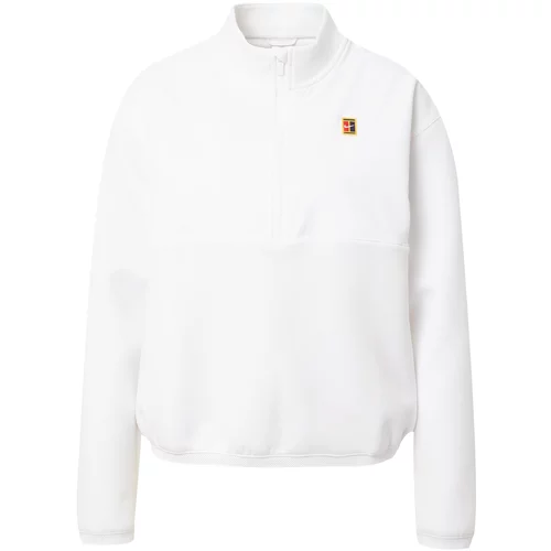 Nike Sportska sweater majica žuta / crvena / prljavo bijela