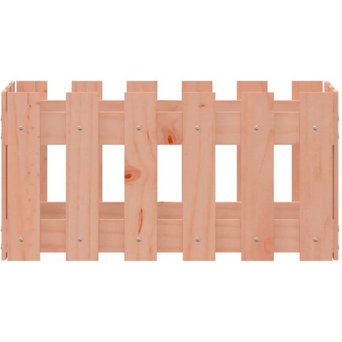  Vrtna sadilica s izgledom ograde 60x30x30 cm masivna duglazije Slike
