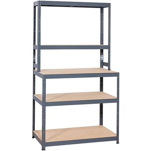  Težkonosilni regal R 200 Multi (v 180 x š 100 x g 60/30 cm, nosilnost: 100/200 kg) Cene