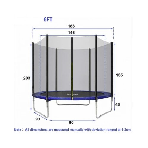 Winner Bike Trampoline TRAMBOLINA 183 cm Cene