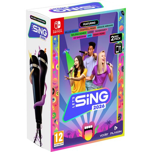 Lets Sing 2026 z dvema mikrofonoma (SWITCH) Slike