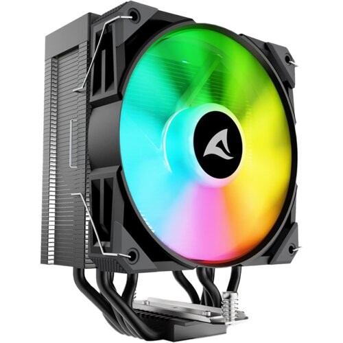 Sharkoon CPU hladnjak A50 RGB Black Air Cooler Intel AMD Slike