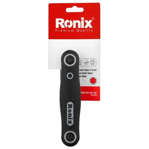 Ronix sklopivi set hex ključeva 8-delni cr-v RH-2020 1.5-8mm Cene