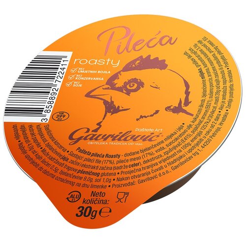  Pa&scaron;teta pileća Roasty 30 g Cijene