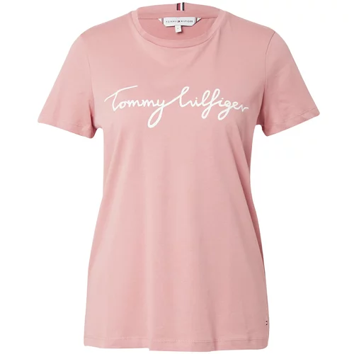 Tommy Hilfiger Majica svetlo roza / bela