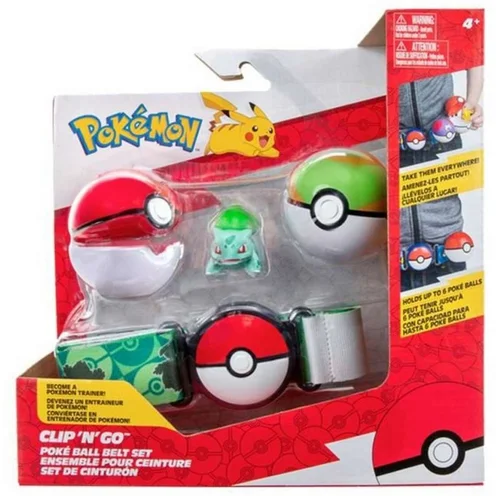 Figure djelovanja Pokémon Clip belt 'N' Go - Bulbasaur 5 cm