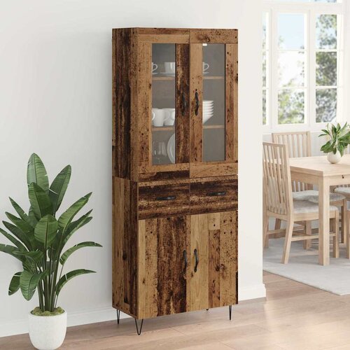  Highboard Staro drvo 69,5 x 34 x 90 cm Konstruirano drvo Slike