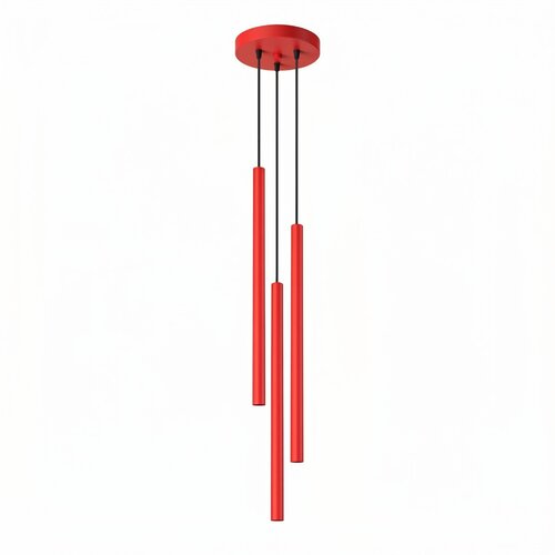 Sollux Lighting Viseča svetilka PASTELO 3P rdeča, (5000285119) Cene