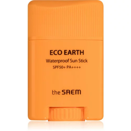 The Saem Eco Earth Waterproof vodoodporna krema za sončenje za obraz v paličici SPF 50+ 17 g
