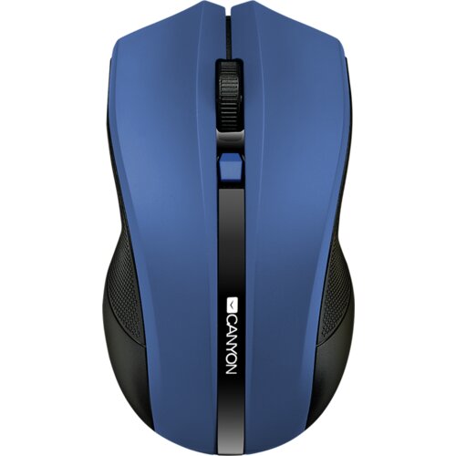Canyon MW-5 2.4GHz wireless Optical Mouse with 4 buttons, DPI 800/1200/1600, Blue, 122*69*40mm, 0.067kg Slike