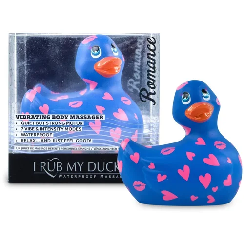 Big Teaze Toys My Duckie Romance 2.0 - vodootporni vibrator za klitoris (plavo-ružičasti)