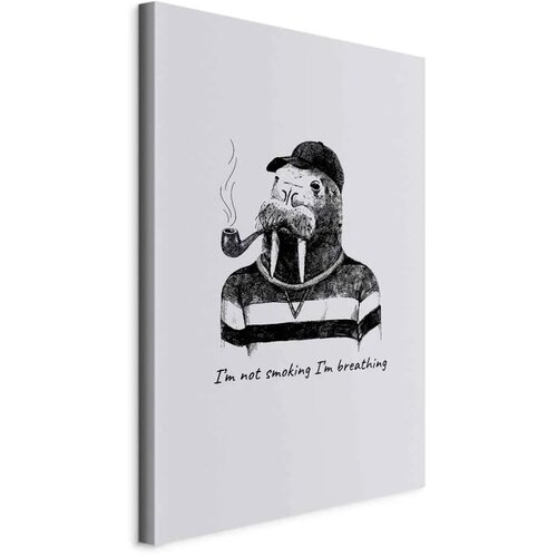  Slika - I\'m Not Smoking. I\'m Breathing (1 Part) Vertical 60x90 Standard Cijene