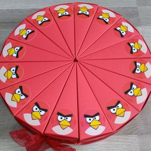 Angry Birds torta od kartona Slike