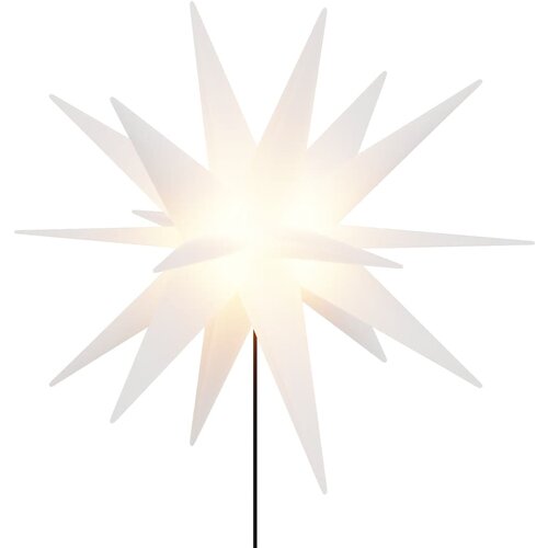  Božićna svjetla sa &amp;scaron;iljcima 3 kom LED sklopiva bijele 35 cm Slike