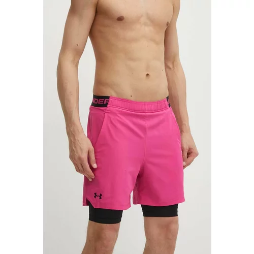 Under Armour Kratke hlače za trening Vanish za muškarce, boja: ružičasta