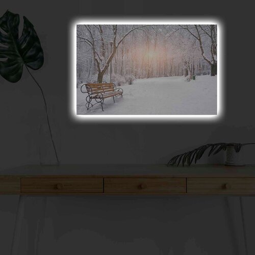Wallity Slika sa LED osvetljenjem 4570KARDACT - 016, 45x70 cm Cene