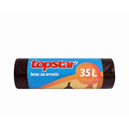  Kese za smeće TOP STAR HDPE, 35 lit. 53x60cm, 1/20 Cene