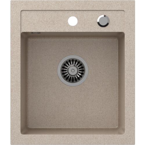 Sink Solution pomivalno korito LUMINA 60 - 430 x 500 mm - črn Slike