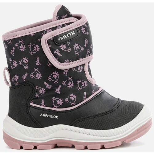 Geox Black Girls Ankle Boots Flanfil ABX - Girls Cijene
