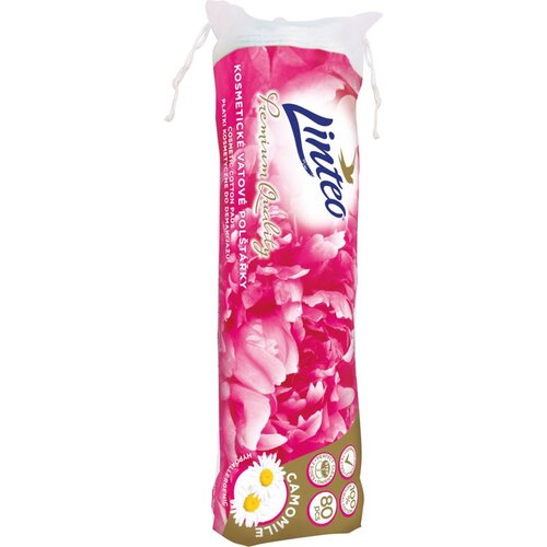 Linteo Premium blazinice za odstranjevanje ličil Camomile 80 kos Cene