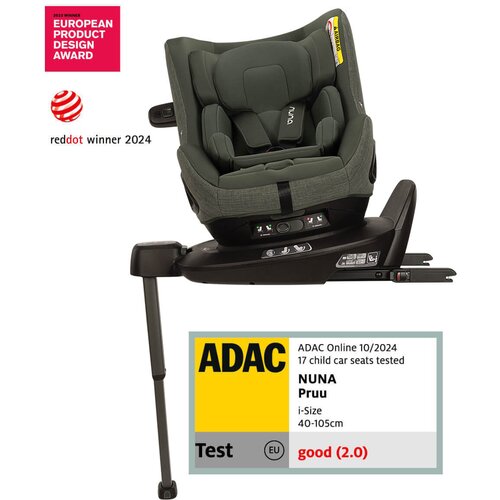 Nuna® otro&scaron;ki avtosedež pruu&trade; 360&deg; i-size (40-105 cm) forest Cene