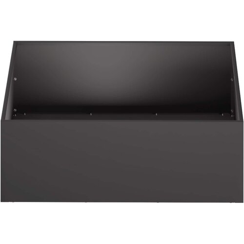  Vrtna saksija Crna 40 x 40 x 20 cm Čelična vrata Slike