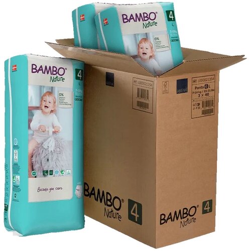 Bambo Nature hlačne plenice, Maxi 4, 7-12 kg, 120 kos, družinsko pakiranje Cene