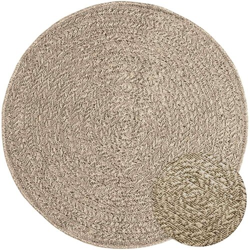  Rug "ZIZUR" Beige Ø 90 cm Juta videz Notranje in zunanje Cene
