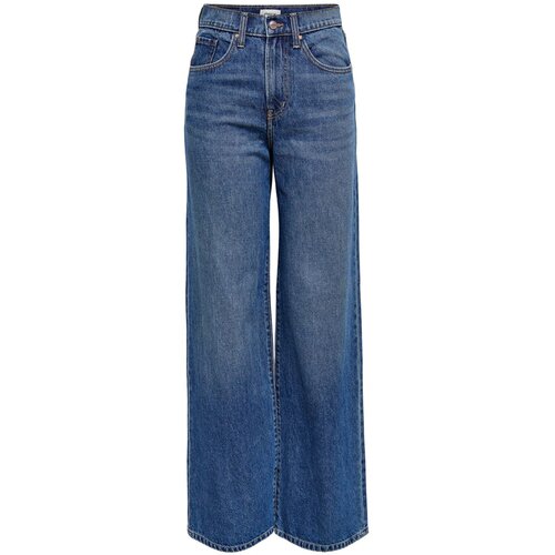 Only VAQUEROS DE CORTE ANCHO MUJER 15222046 Blue Slike
