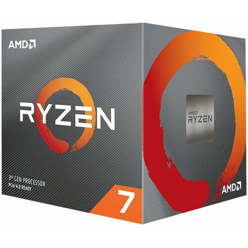 AMD cpu desktop ryzen 7 8C/16T 3700X (4.4GHz/36MB/65W/AM4) box with wraith prism cooler Slike