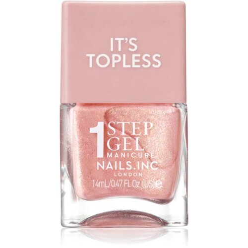 Nails Inc. It&rsquo;s Topless gel lak za nokte za dugotrajni efekt nijansa Remi Nude Shimmer 14 ml Cijene