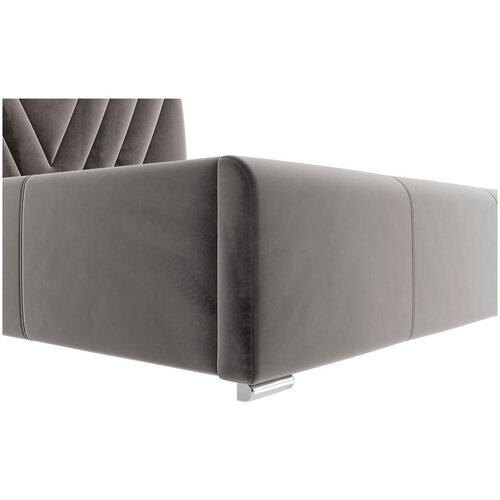 Boxxx OBLAZINJENA POSTELJA 160 cm x 200 cm , tekstil temno siva Slike