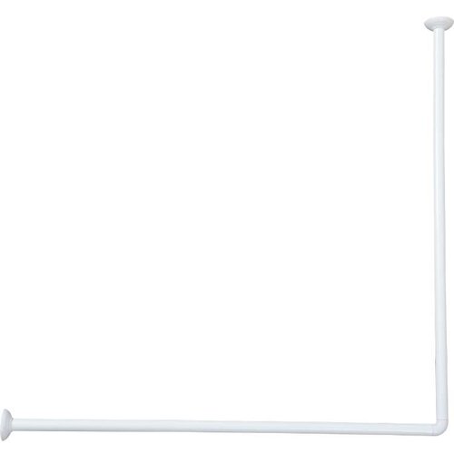 Tendance držač zavjese za kadu kutni 90&times;90 cm aluminij, bijeli Cijene