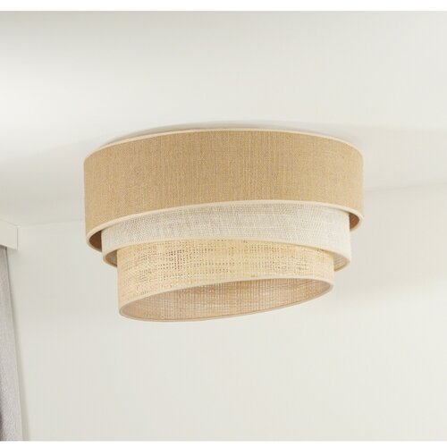  duolla - stropna svetiljka yute trio 3xE27/15W/230V prečnik 60 cm braon/siva/bež Slike