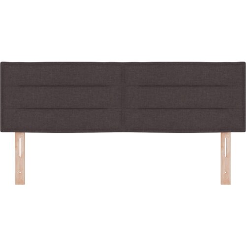  LED uzglavlje Linije dizajna Tamno smeđe 72 cm Tkanina Slike