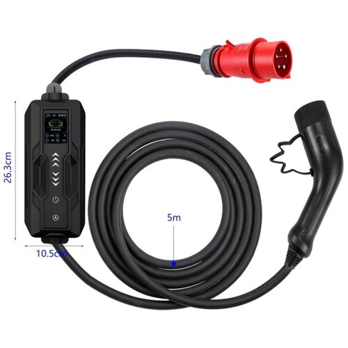 Immax - Stanica za punjenje za električna vozila AC Tip 2 32A/380V 22 kW 5 m + futrola Slike