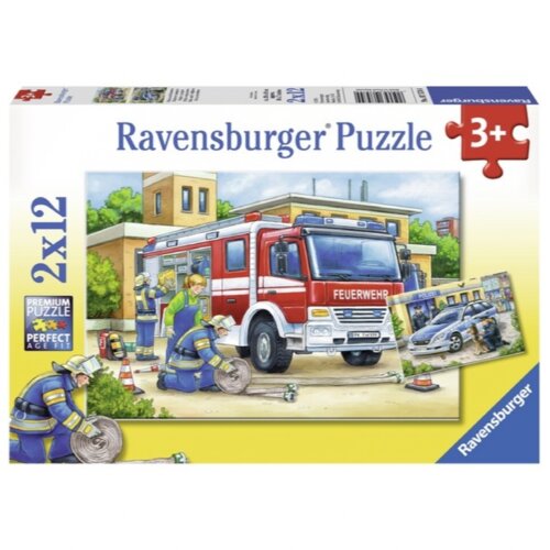 Ravensburger puzzle (slagalice) - Policija I vatrogasci Slike