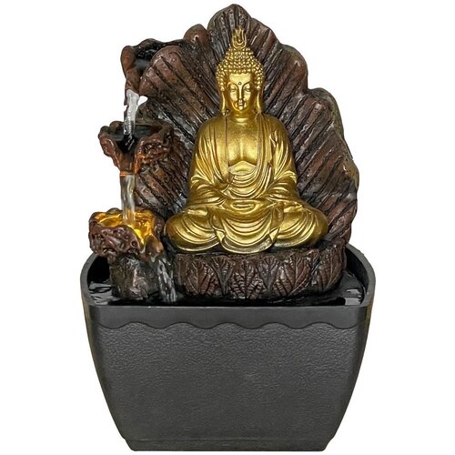 Signes Grimalt Kipci in figurice Buddha Fontana S Svetlobo Pozlačena Slike